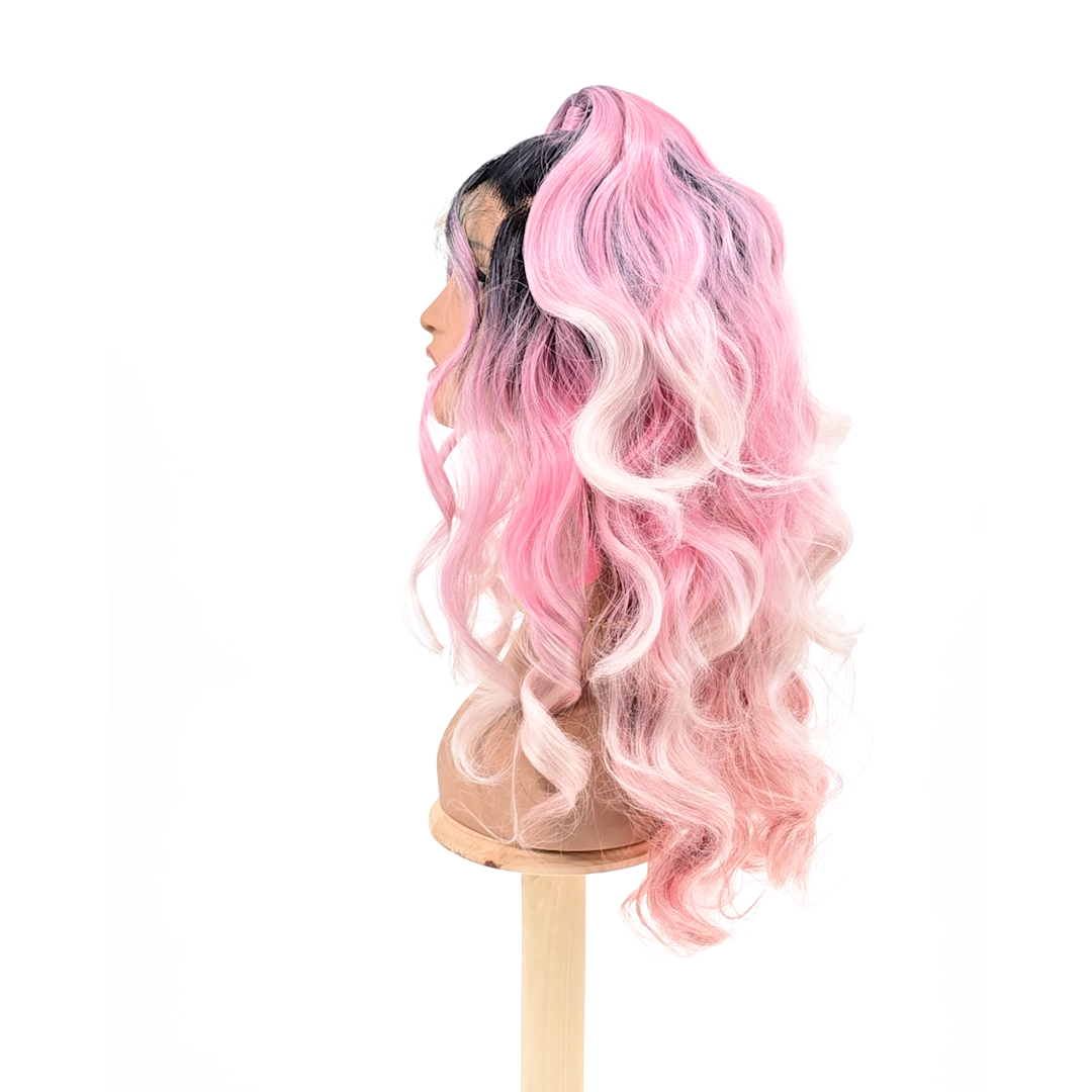 "Cotton Candy" Realistic Lace Front Wig