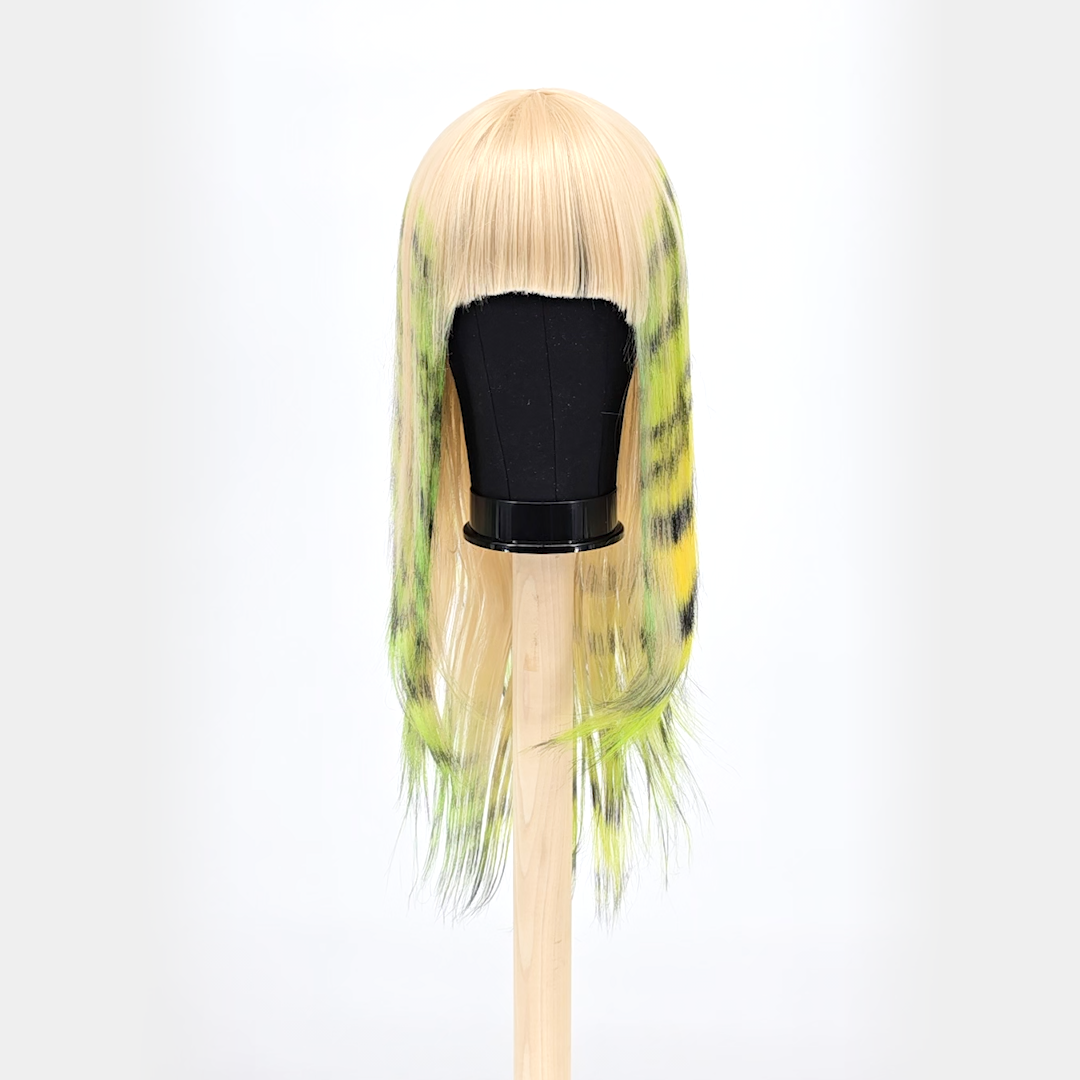"Green Cheetah" Realistic Wear & Go Wig