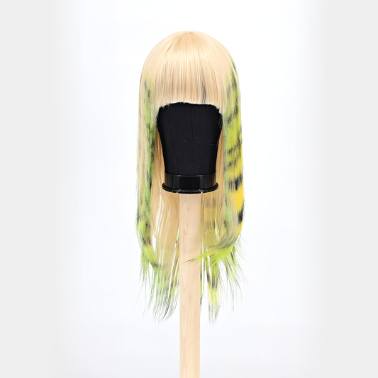 "Green Cheetah" Realistic Wear & Go Wig