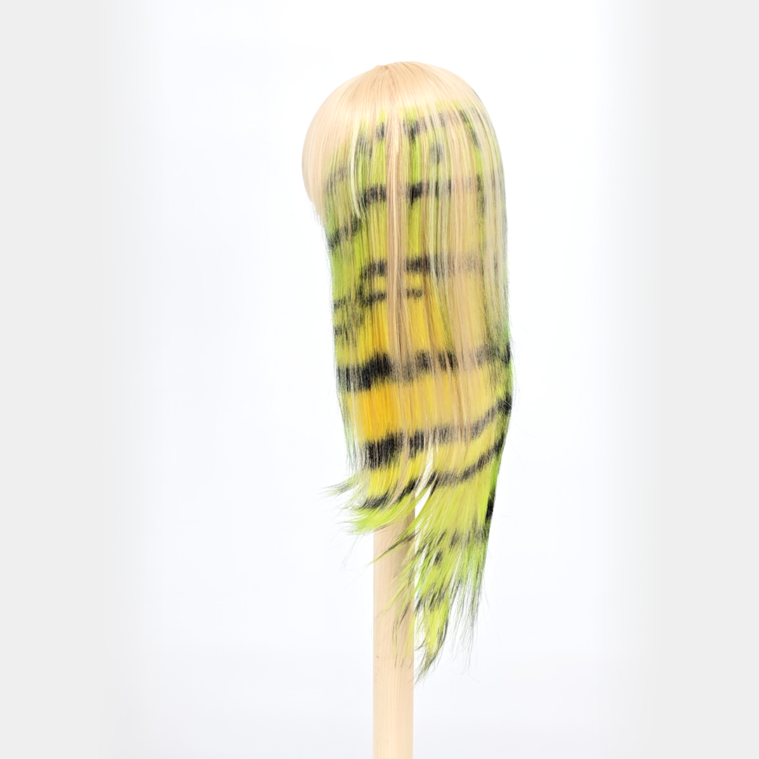 "Green Cheetah" Realistic Wear & Go Wig