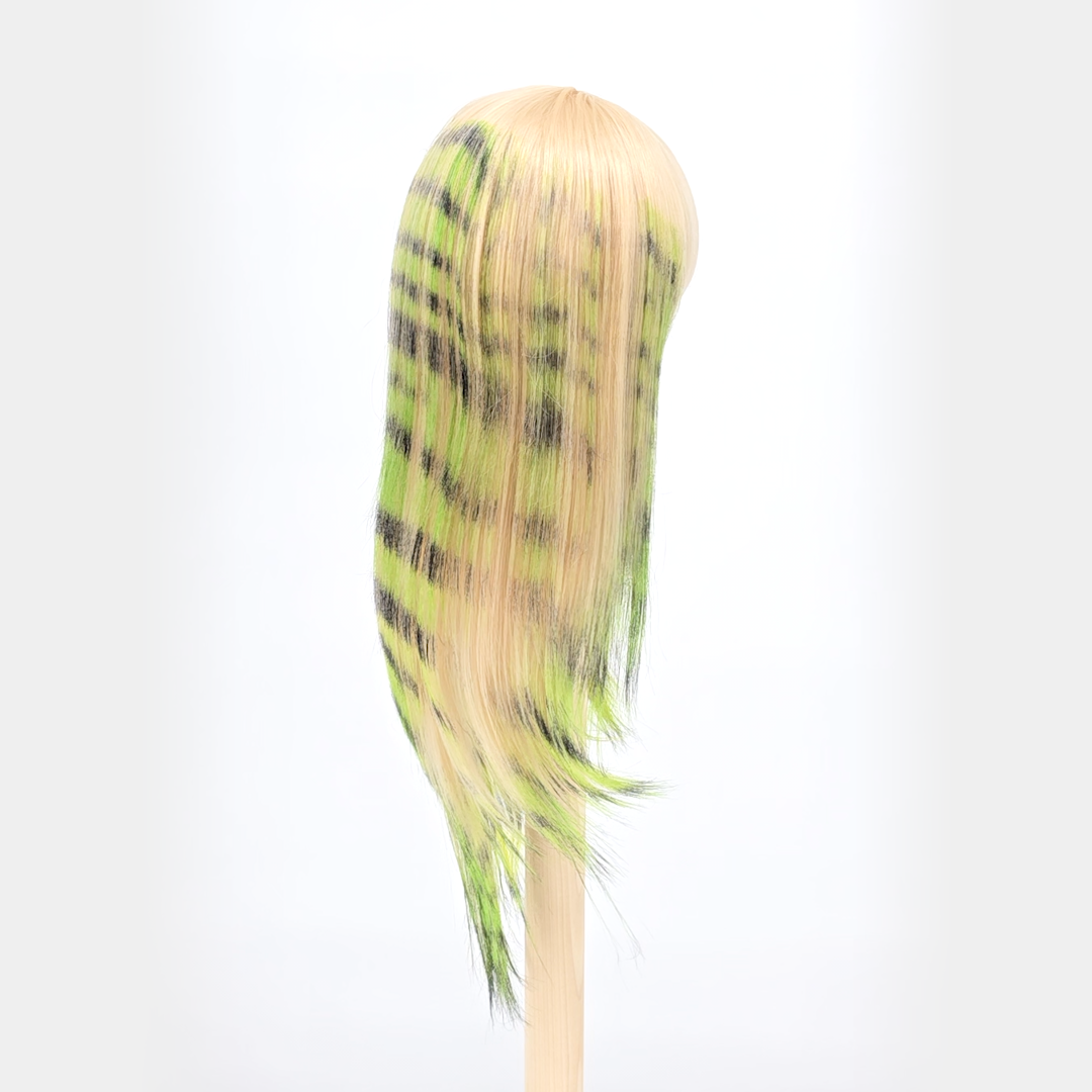 "Green Cheetah" Realistic Wear & Go Wig