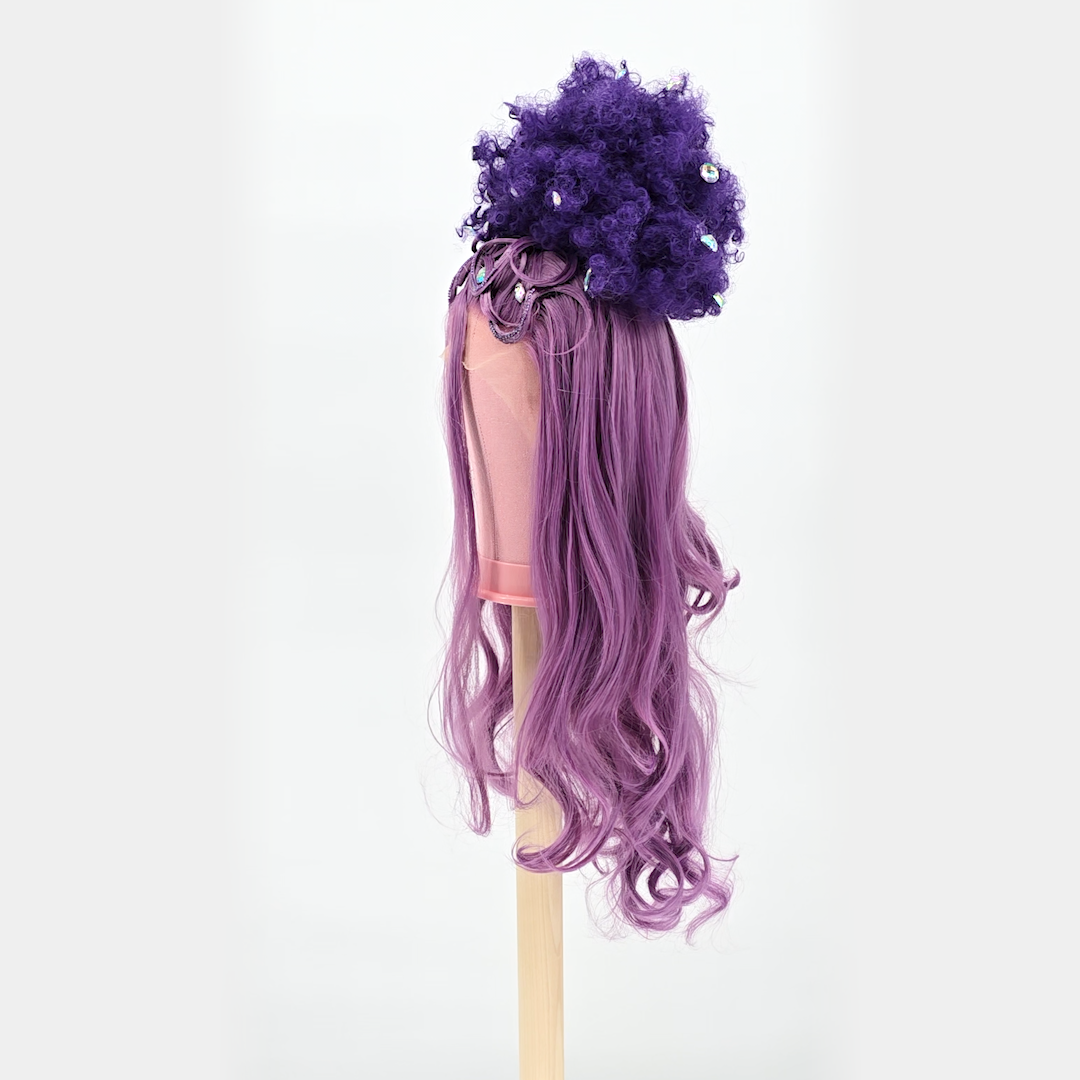 "Lavender" Realistic Lace Front Wig