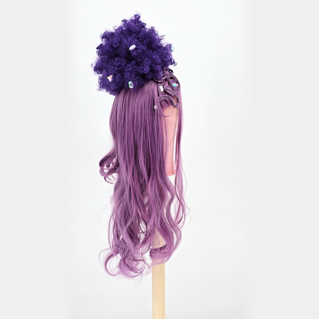 "Lavender" Realistic Lace Front Wig