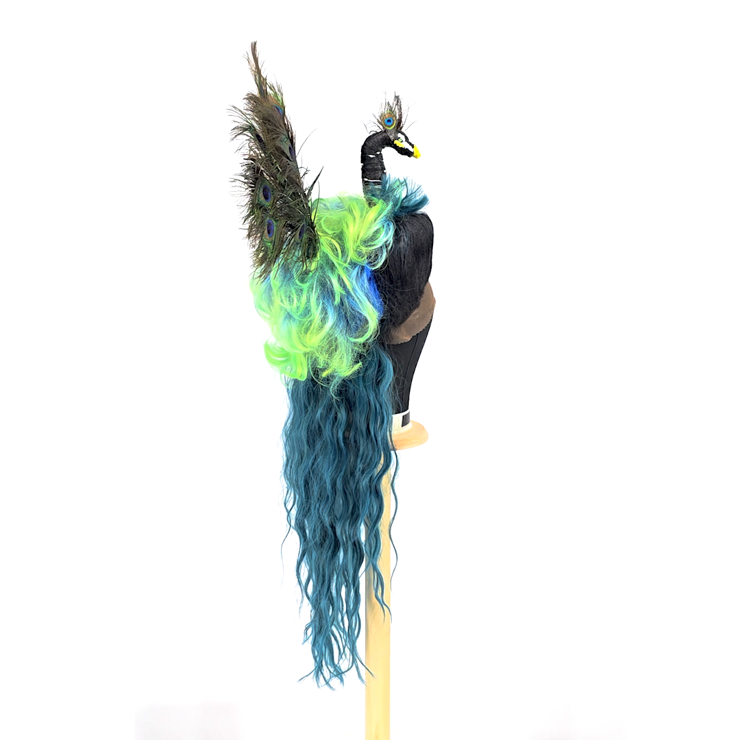 "Peacock" Realistic Lace Front Wig