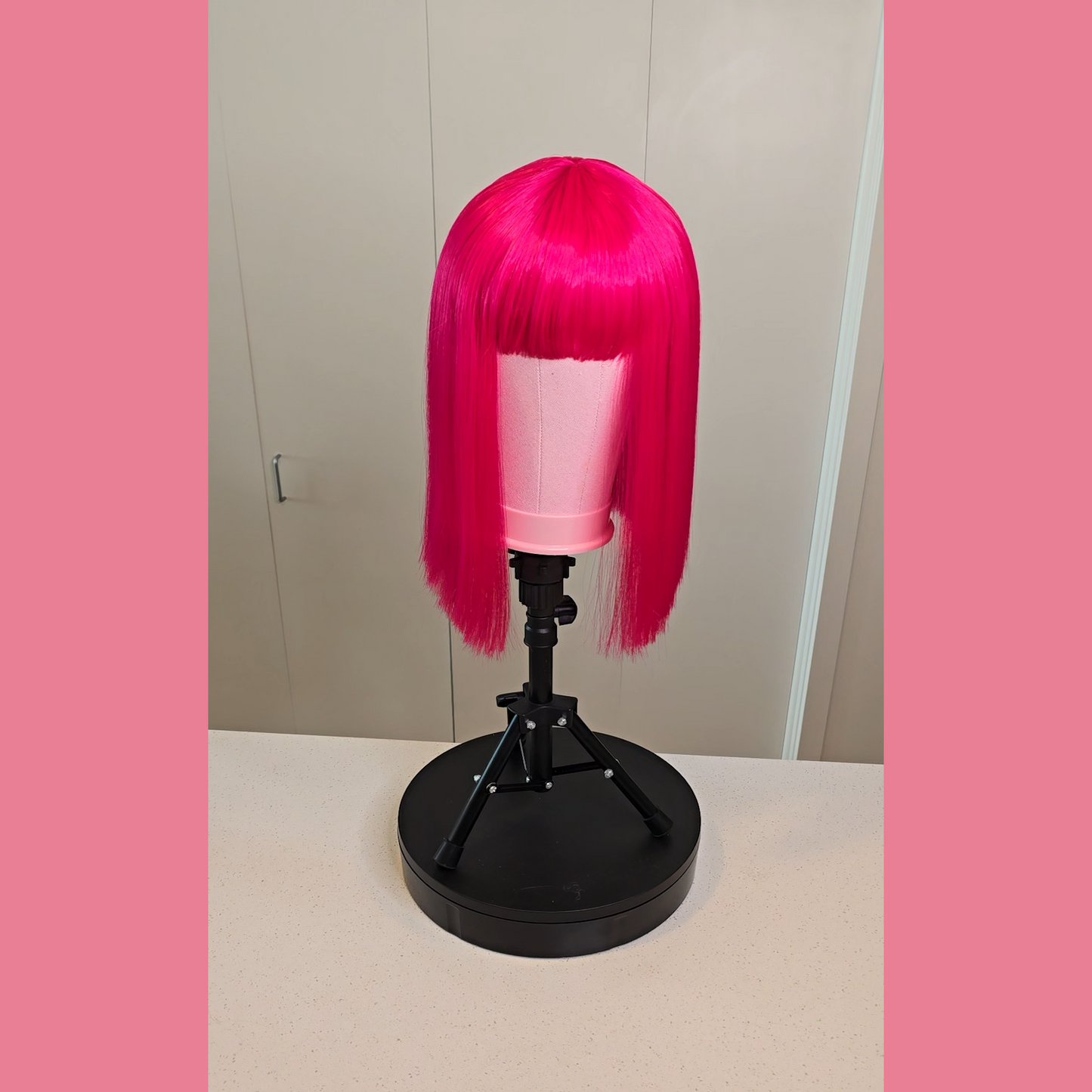 "Pink Cleo" Realistic Wear & Go Wig