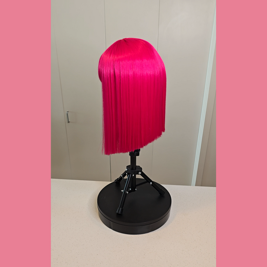 "Pink Cleo" Realistic Wear & Go Wig