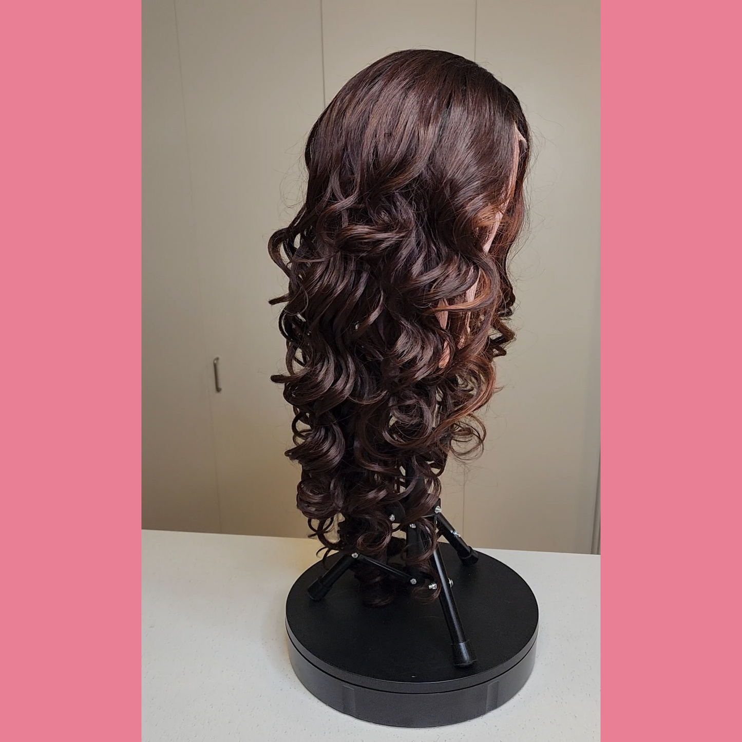 "Cinnamon" Realistic Lace Front Wig