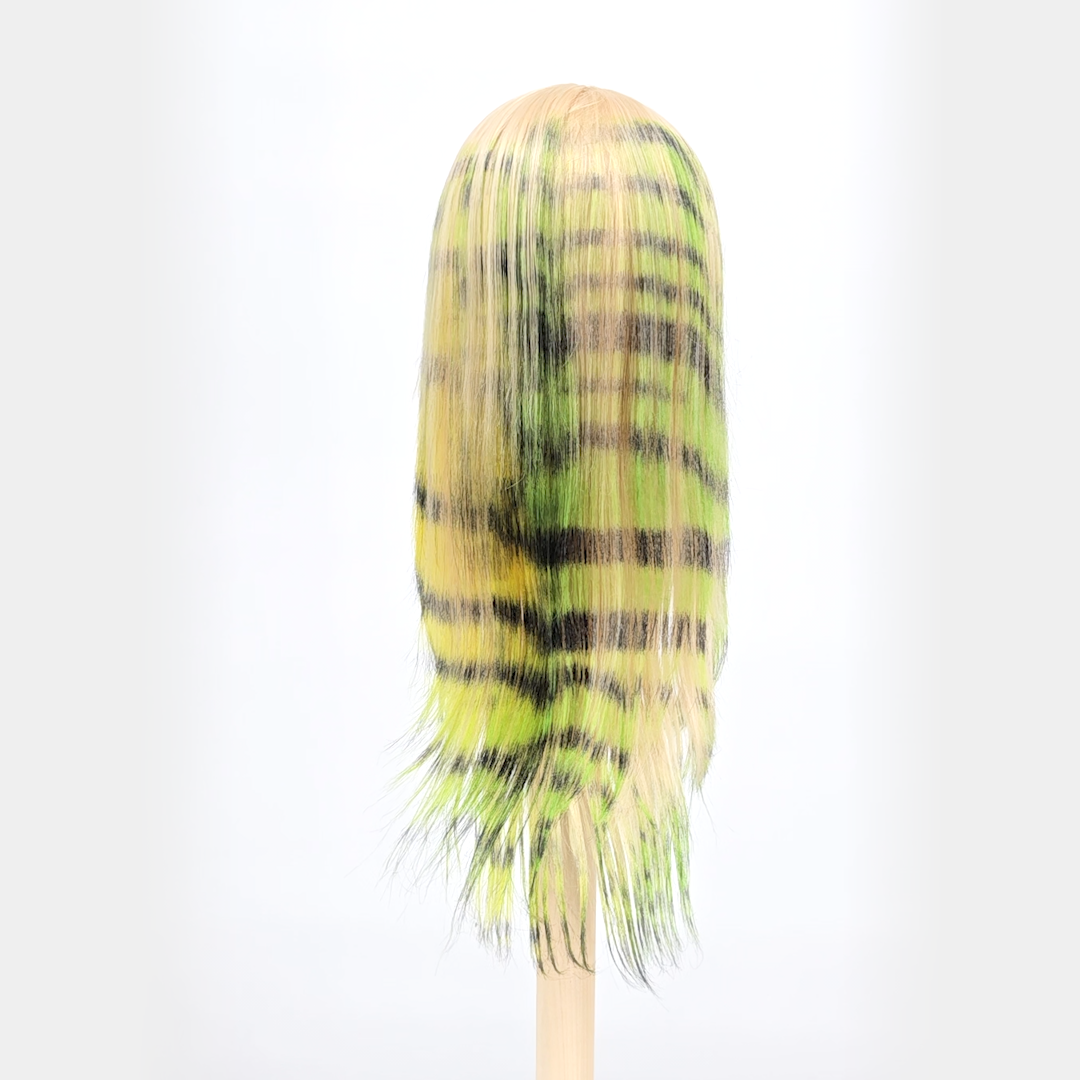 "Green Cheetah" Realistic Wear & Go Wig